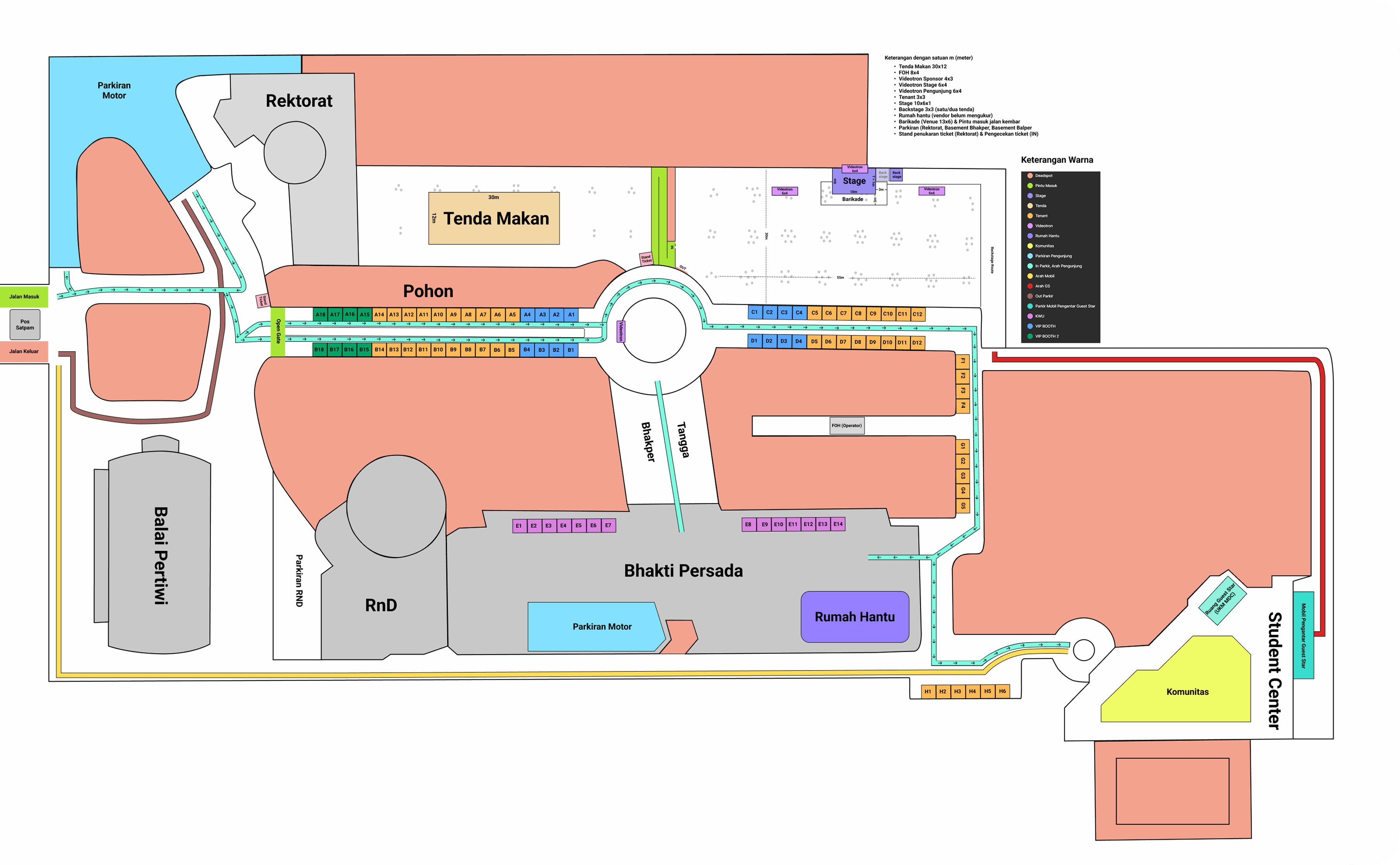 Mafest: Event Floor Plan Layout